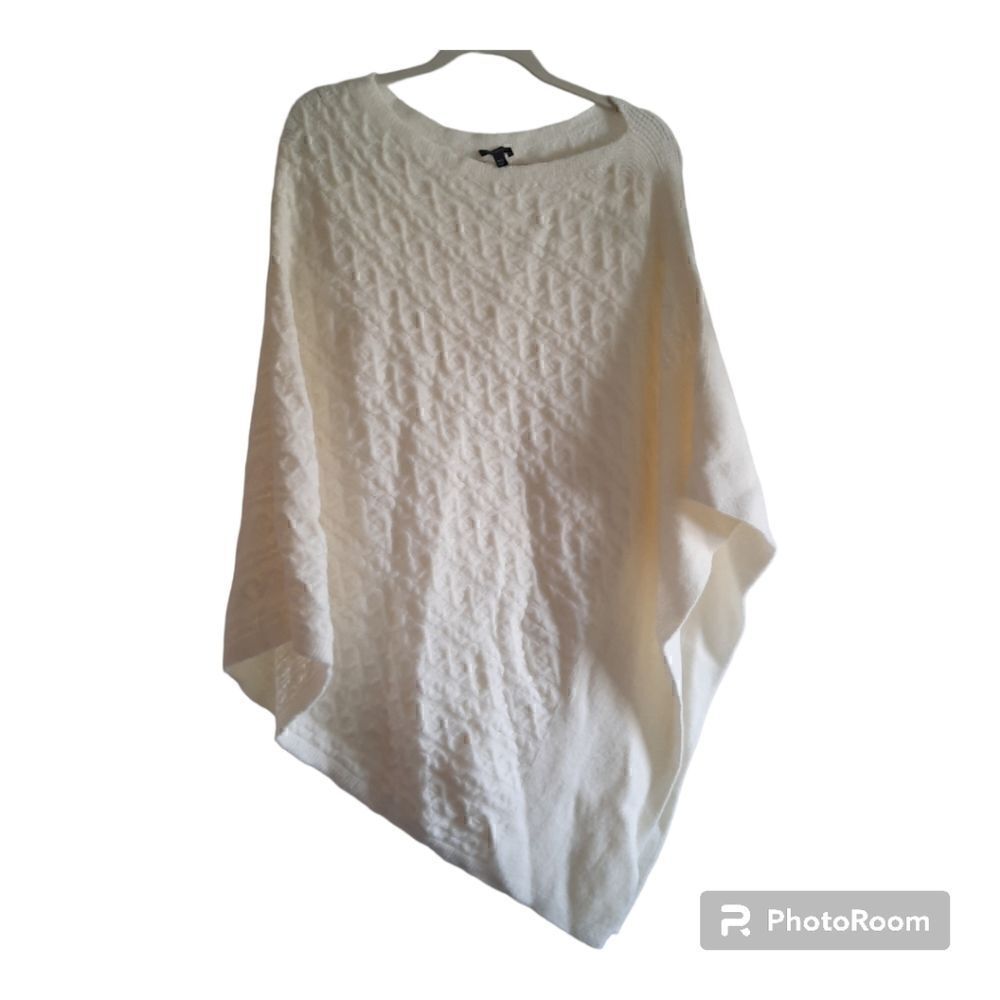 Talbots Fair Isle Cable Knit Cape Poncho